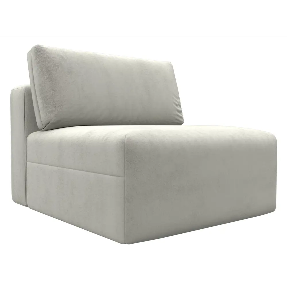 Фото Модуль Лига диванов 129531 100x84x118 см велюр цвет tower 01 молочный