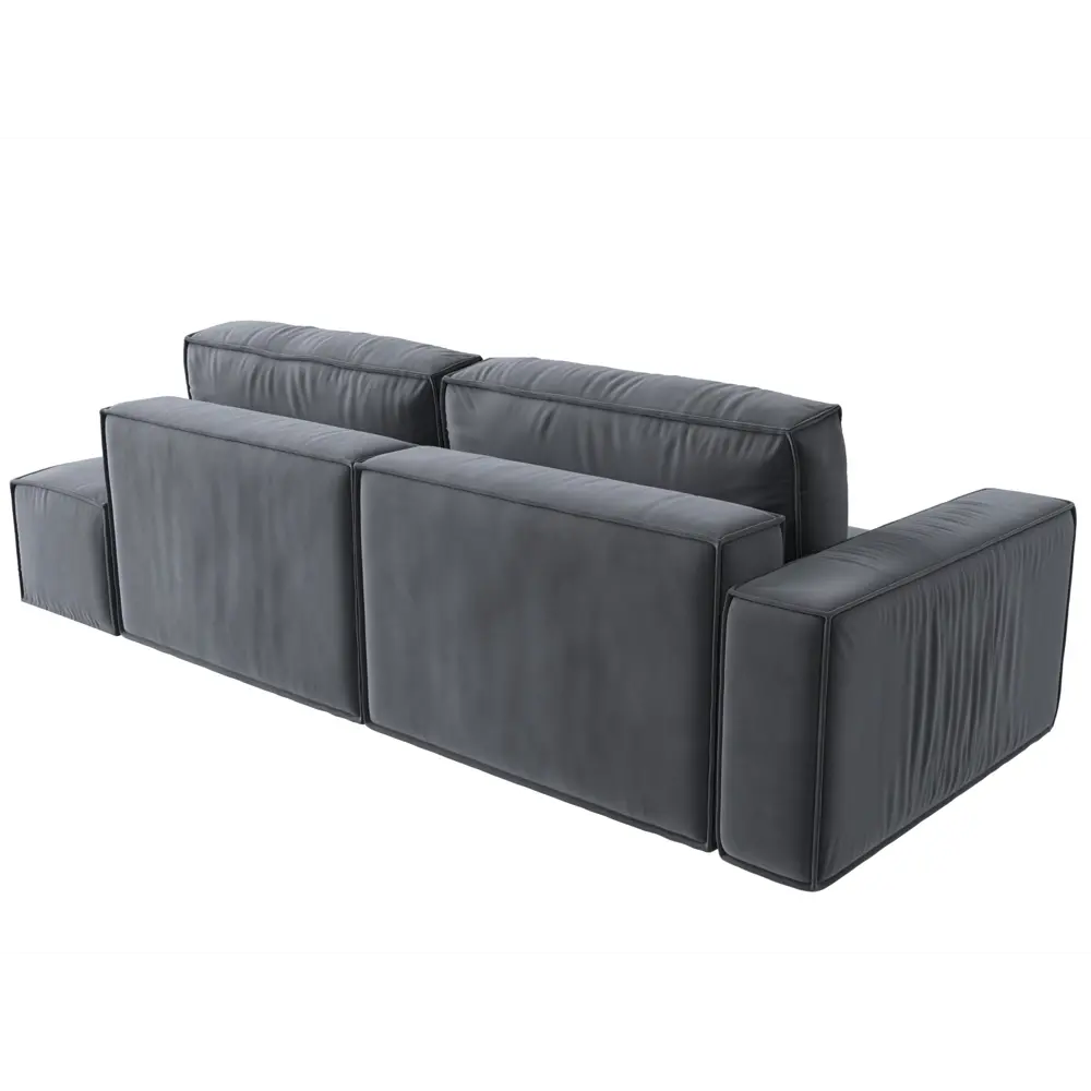 Фото 5 Диван Лига Диванов Прага 116792L 281x88x115 см велюр цвет серый Фото 5 Диван Лига Диванов Прага 116792L 281x88x115 см велюр цвет серый