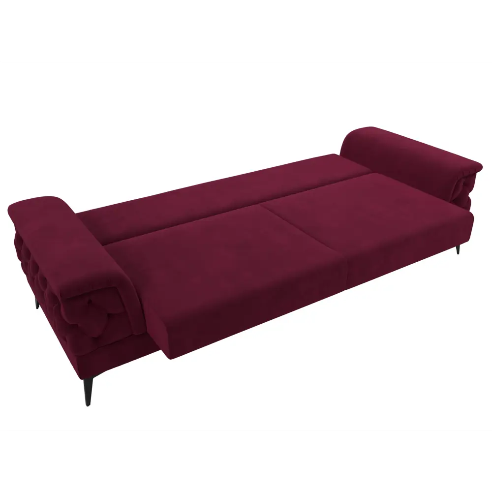 Фото 8 Диван раскладной Лига диванов 260x96x97 см вельвет цвет бордовый Фото 8 Диван раскладной Лига диванов 260x96x97 см вельвет цвет бордовый