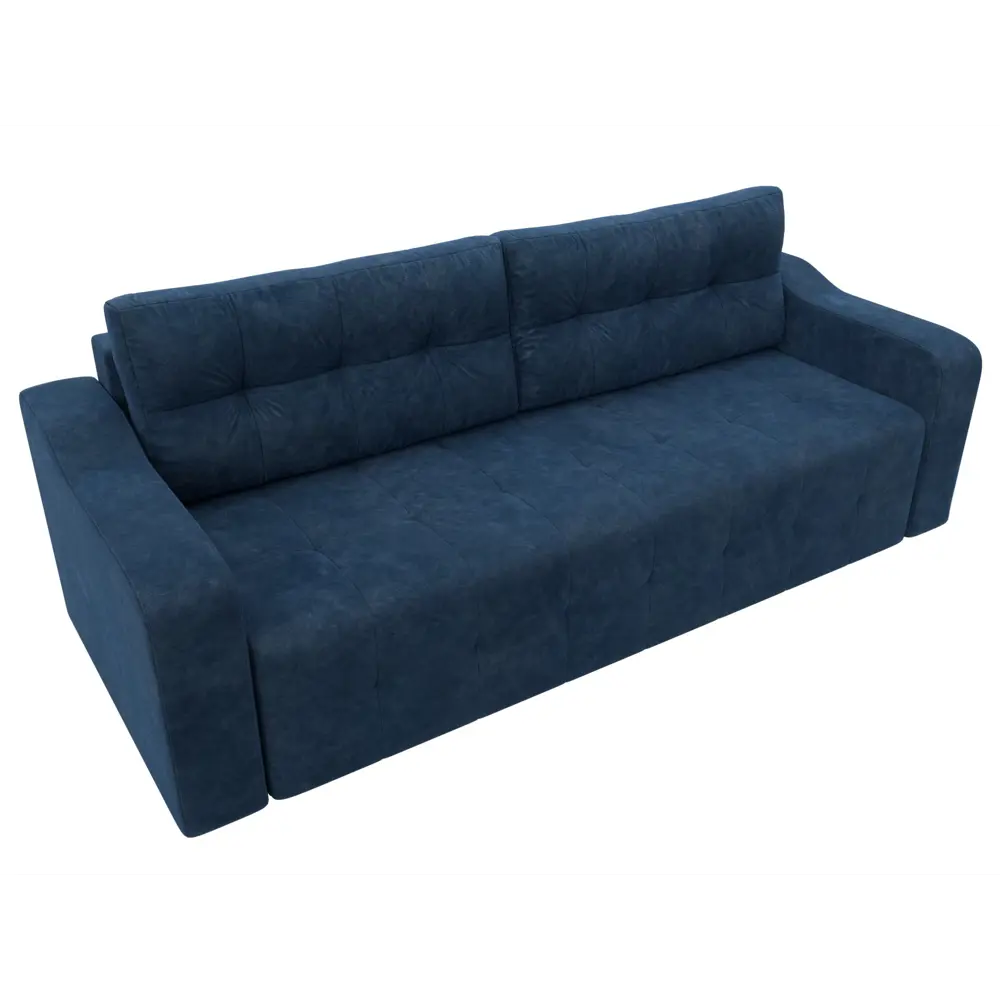 Фото 6 Диван раскладной Лига диванов 233x91x99 см велюр цвет brut 11 синий