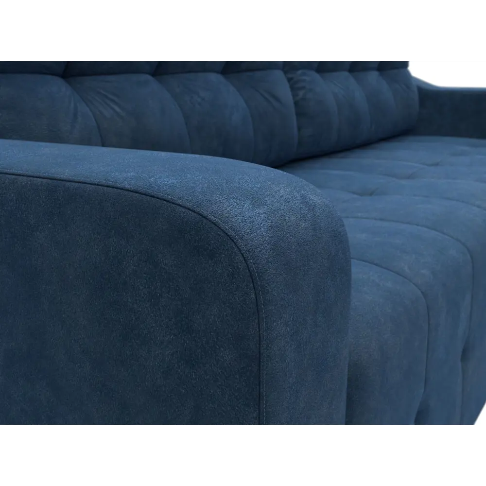 Фото 3 Диван раскладной Лига диванов 233x91x99 см велюр цвет brut 11 синий