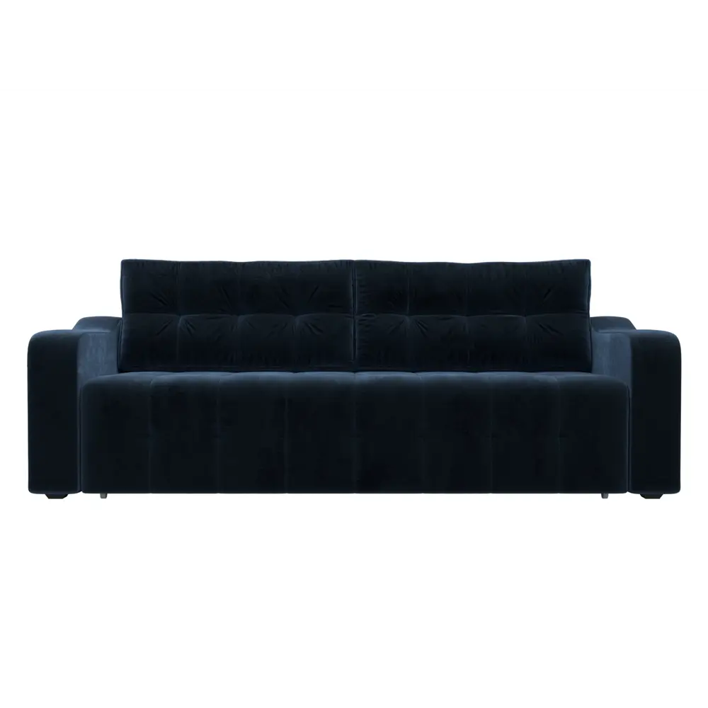 Фото 2 Диван раскладной Лига диванов 233x91x99 см велюр цвет tower 13 синий