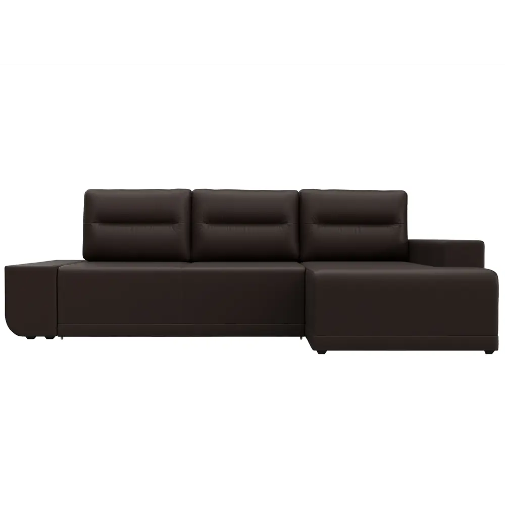 Фото 2 Диван раскладной Лига диванов 110765_спб 249x90x154 см эко-кожа цвет коричневый Фото 2 Диван раскладной Лига диванов 110765_спб 249x90x154 см эко-кожа цвет коричневый