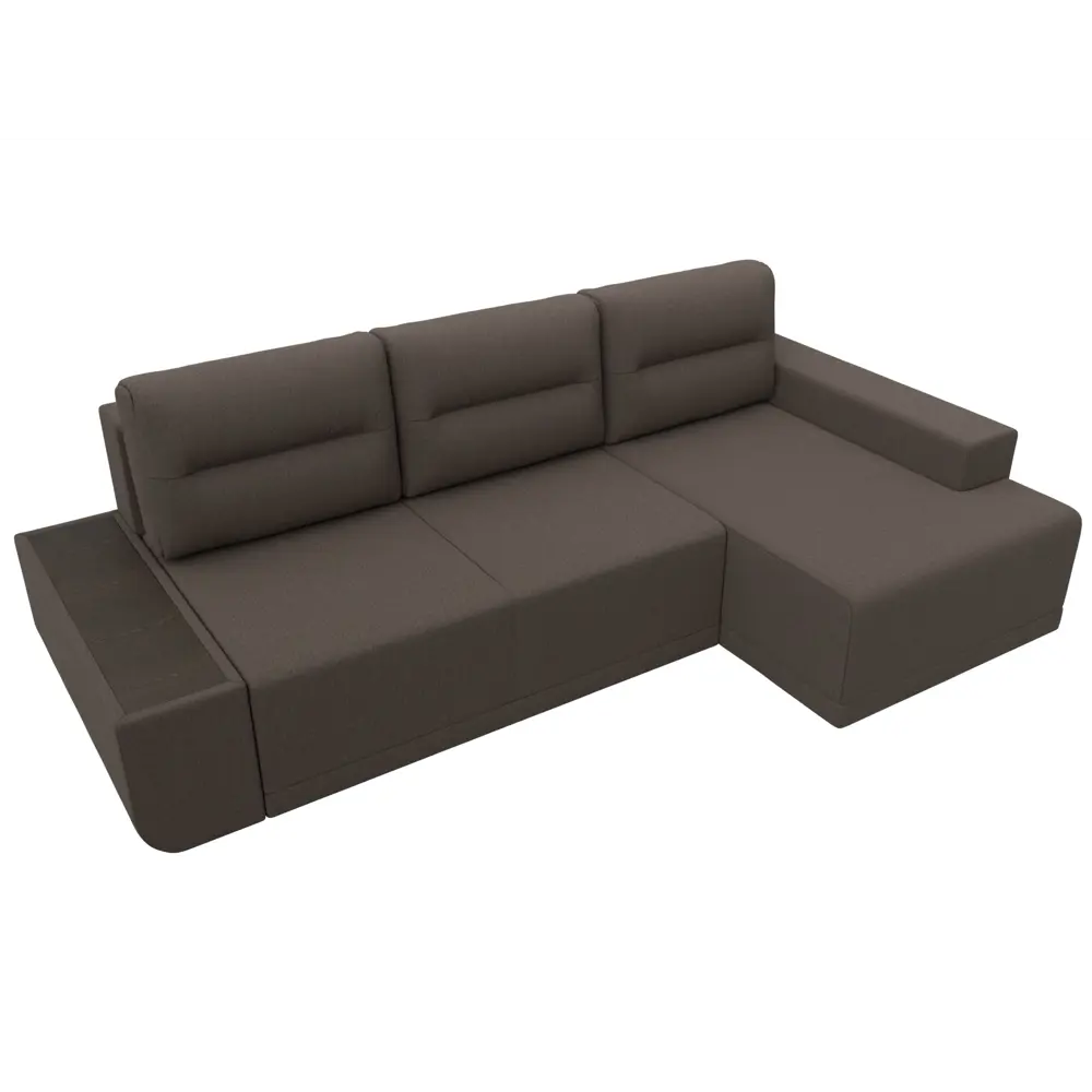 Фото 6 Диван раскладной Лига диванов 122998_спб 249x90x154 см рогожка цвет амур 05 коричневый Фото 6 Диван раскладной Лига диванов 122998_спб 249x90x154 см рогожка цвет амур 05 коричневый