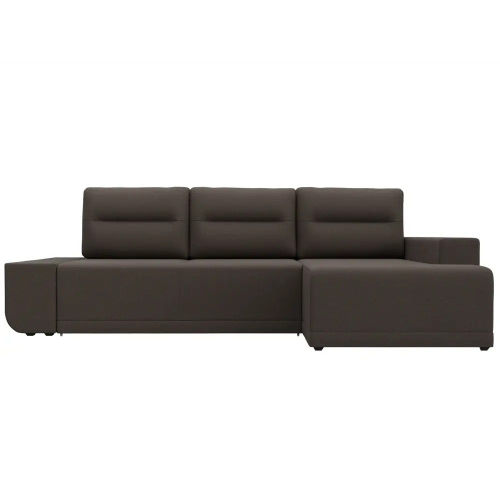 Фото 2 Диван раскладной Лига диванов 122998_спб 249x90x154 см рогожка цвет амур 05 коричневый Фото 2 Диван раскладной Лига диванов 122998_спб 249x90x154 см рогожка цвет амур 05 коричневый