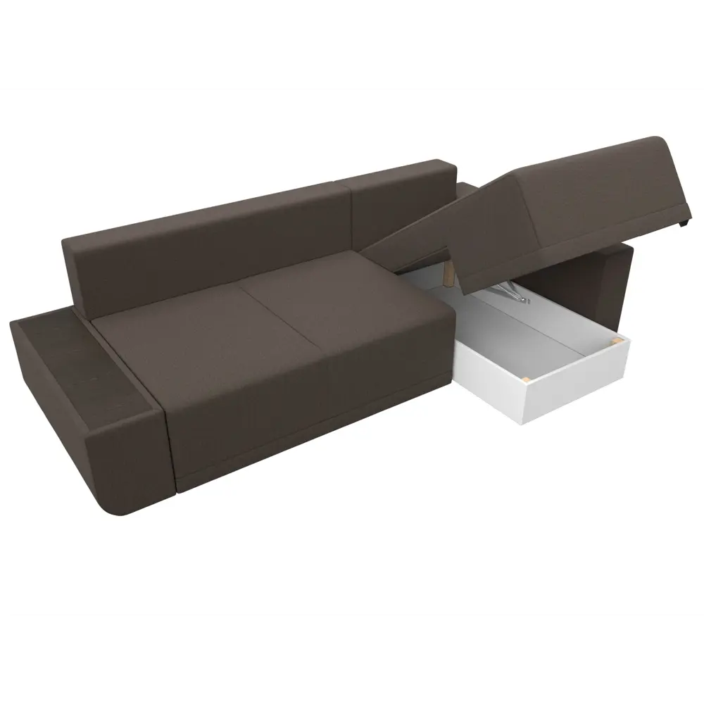 Фото 9 Диван раскладной Лига диванов 122998_спб 249x90x154 см рогожка цвет амур 05 коричневый Фото 9 Диван раскладной Лига диванов 122998_спб 249x90x154 см рогожка цвет амур 05 коричневый