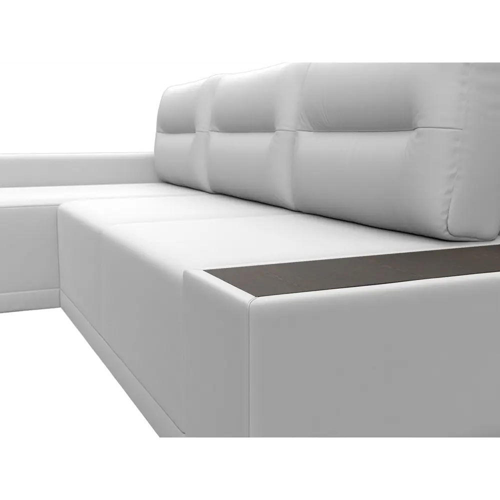 Фото 3 Диван раскладной Лига диванов 110767L_спб 249x90x154 см эко-кожа цвет белый