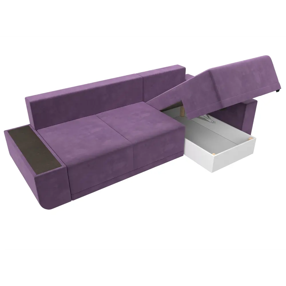 Фото 9 Диван раскладной Лига диванов 110759_спб 249x90x154 см вельвет цвет сиреневый Фото 9 Диван раскладной Лига диванов 110759_спб 249x90x154 см вельвет цвет сиреневый