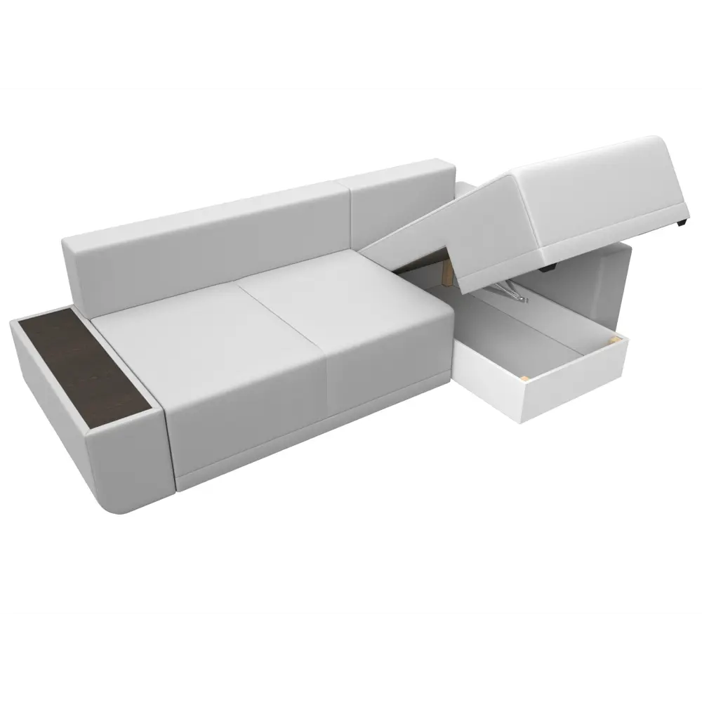 Фото 9 Диван раскладной Лига диванов 110767_спб 249x90x154 см эко-кожа цвет белый Фото 9 Диван раскладной Лига диванов 110767_спб 249x90x154 см эко-кожа цвет белый