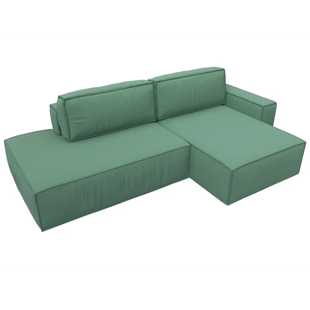 Фото 6 Диван раскладной Лига диванов 124849_спб 280x90x170 см рогожка цвет амур 11 зеленый Фото 6 Диван раскладной Лига диванов 124849_спб 280x90x170 см рогожка цвет амур 11 зеленый