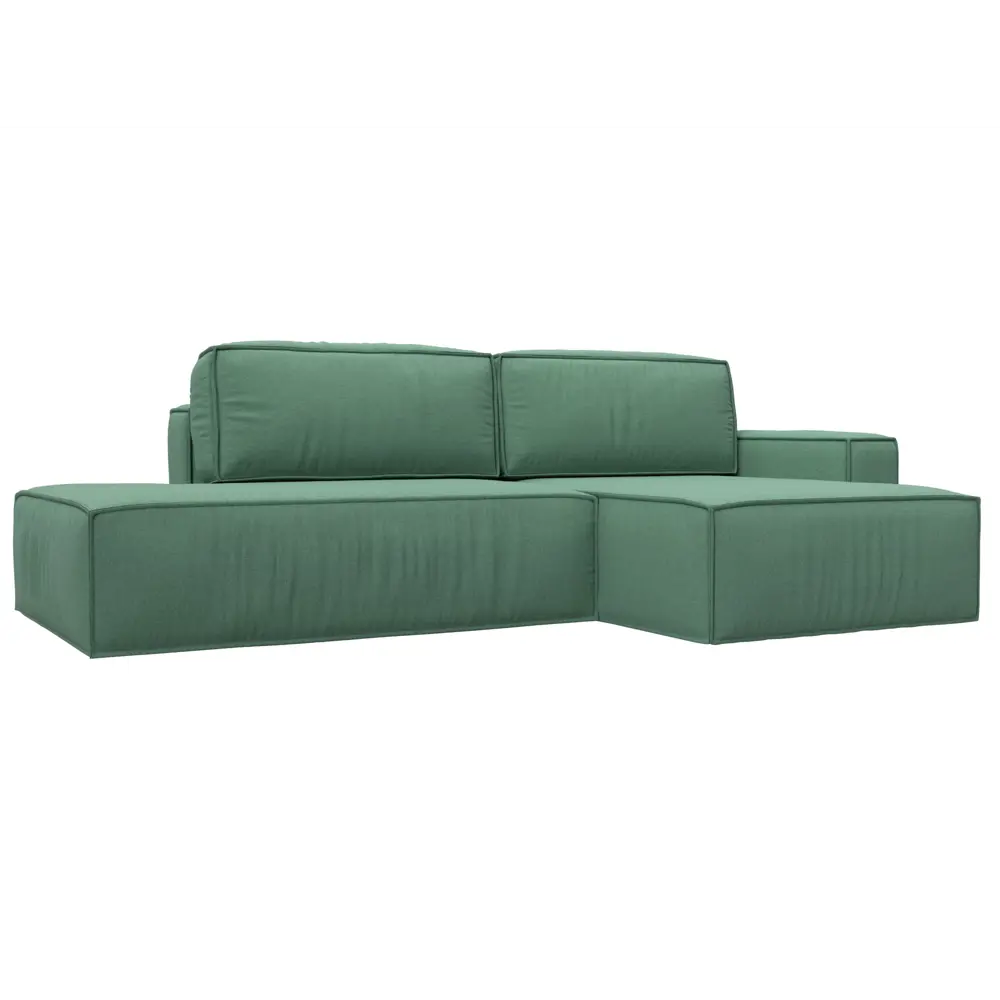 Фото Диван раскладной Лига диванов 124849_спб 280x90x170 см рогожка цвет амур 11 зеленый Фото Диван раскладной Лига диванов 124849_спб 280x90x170 см рогожка цвет амур 11 зеленый