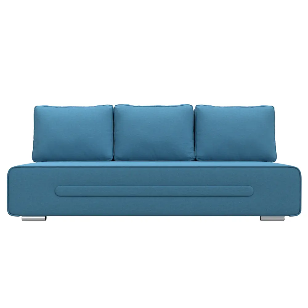 Фото 2 Диван раскладной Лига диванов 205x85x91 см рогожка цвет амур 10 голубой