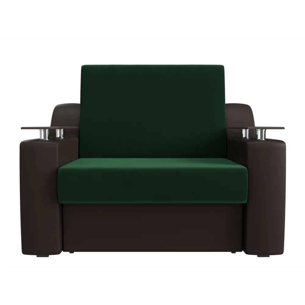 Фото 2 Диван раскладной Лига диванов 152x93x110 см велюр цвет зеленый/коричневый Фото 2 Диван раскладной Лига диванов 152x93x110 см велюр цвет зеленый/коричневый