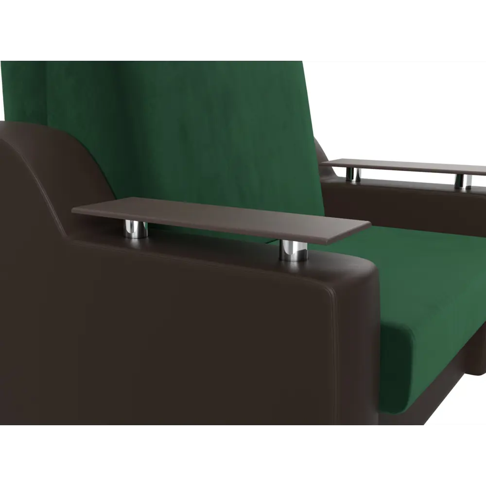 Фото 3 Диван раскладной Лига диванов 152x93x110 см велюр цвет зеленый/коричневый Фото 3 Диван раскладной Лига диванов 152x93x110 см велюр цвет зеленый/коричневый