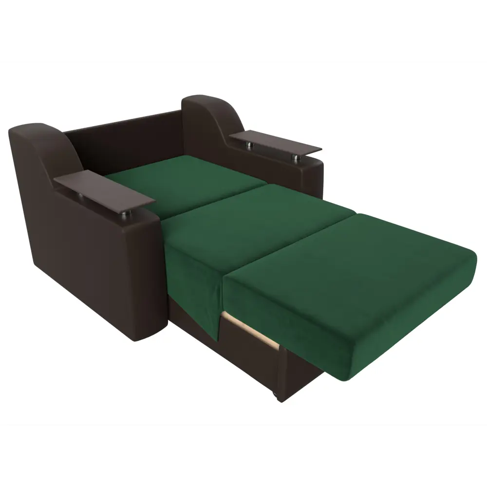 Фото 8 Диван раскладной Лига диванов 152x93x110 см велюр цвет зеленый/коричневый Фото 8 Диван раскладной Лига диванов 152x93x110 см велюр цвет зеленый/коричневый