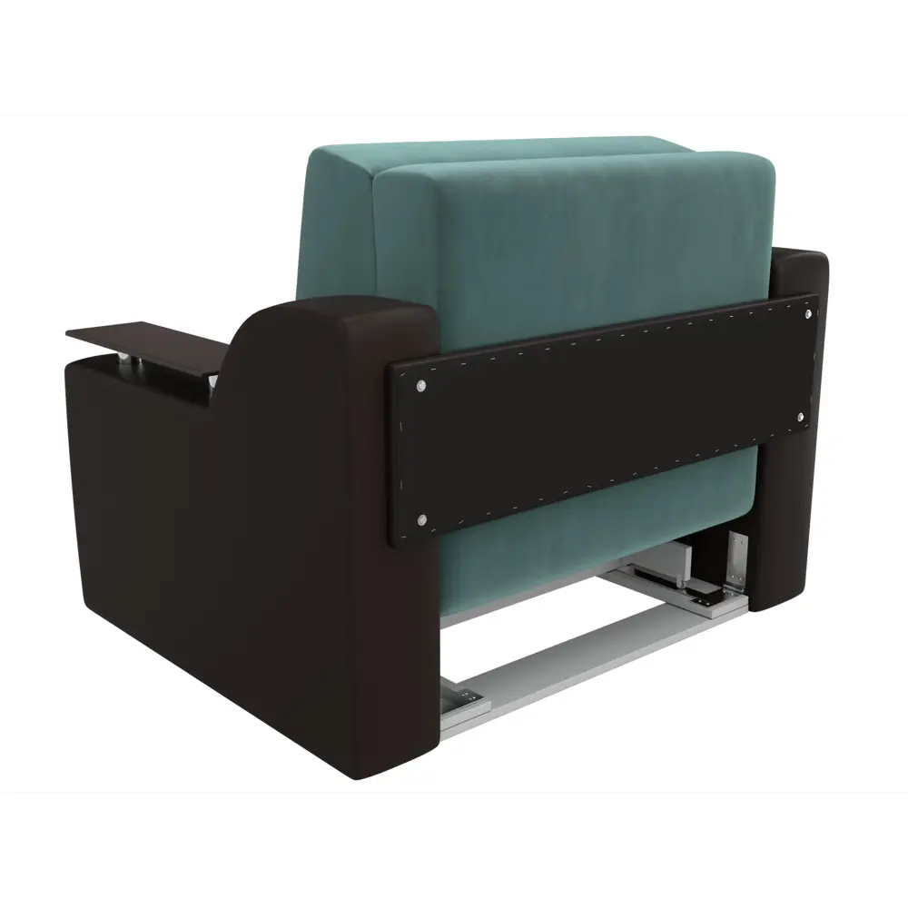 Фото 5 Диван раскладной Лига диванов 132x93x110 см велюр цвет бирюзовый/коричневый Фото 5 Диван раскладной Лига диванов 132x93x110 см велюр цвет бирюзовый/коричневый