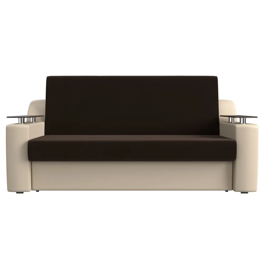Фото 2 Диван раскладной Лига диванов 172x93x110 см вельвет цвет коричневый/бежевый Фото 2 Диван раскладной Лига диванов 172x93x110 см вельвет цвет коричневый/бежевый