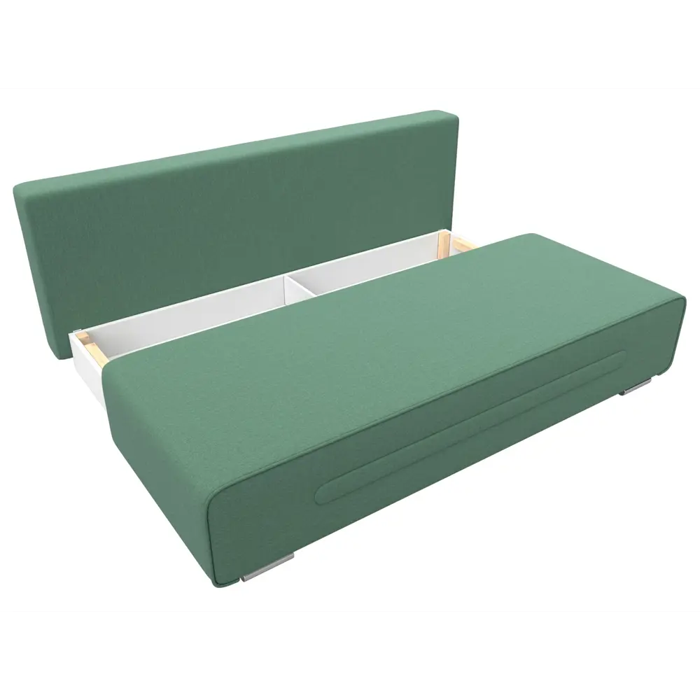 Фото 7 Диван раскладной Лига диванов 205x85x91 см рогожка цвет амур 11 зеленый