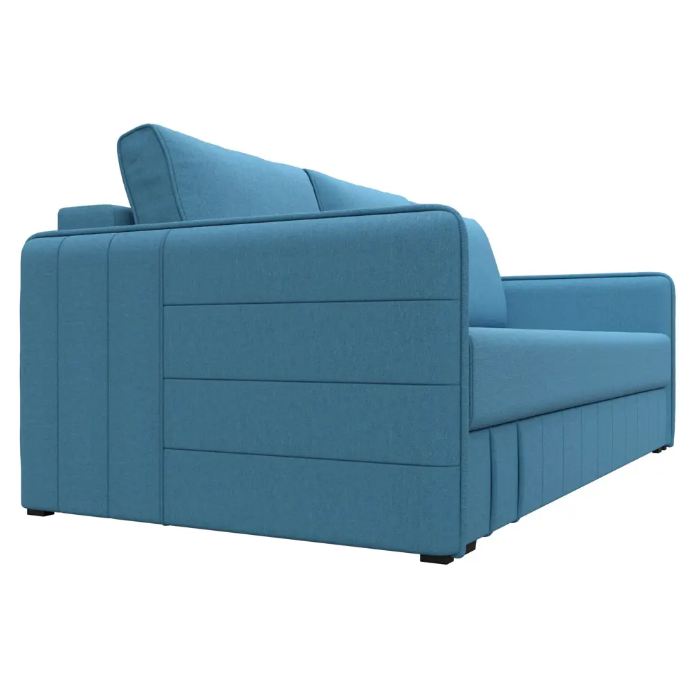 Фото 4 Диван раскладной Лига диванов 204x90x105 см рогожка цвет амур 10 голубой