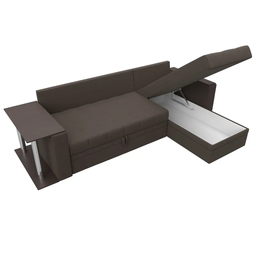 Фото 8 Диван раскладной Лига диванов 125961_спб 249x93x154 см рогожка цвет амур 05 коричневый Фото 8 Диван раскладной Лига диванов 125961_спб 249x93x154 см рогожка цвет амур 05 коричневый