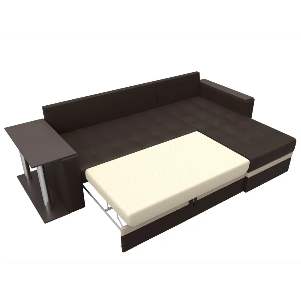 Фото 7 Диван раскладной Лига диванов 28461_спб 249x93x154 см эко-кожа цвет коричневый/бежевый Фото 7 Диван раскладной Лига диванов 28461_спб 249x93x154 см эко-кожа цвет коричневый/бежевый