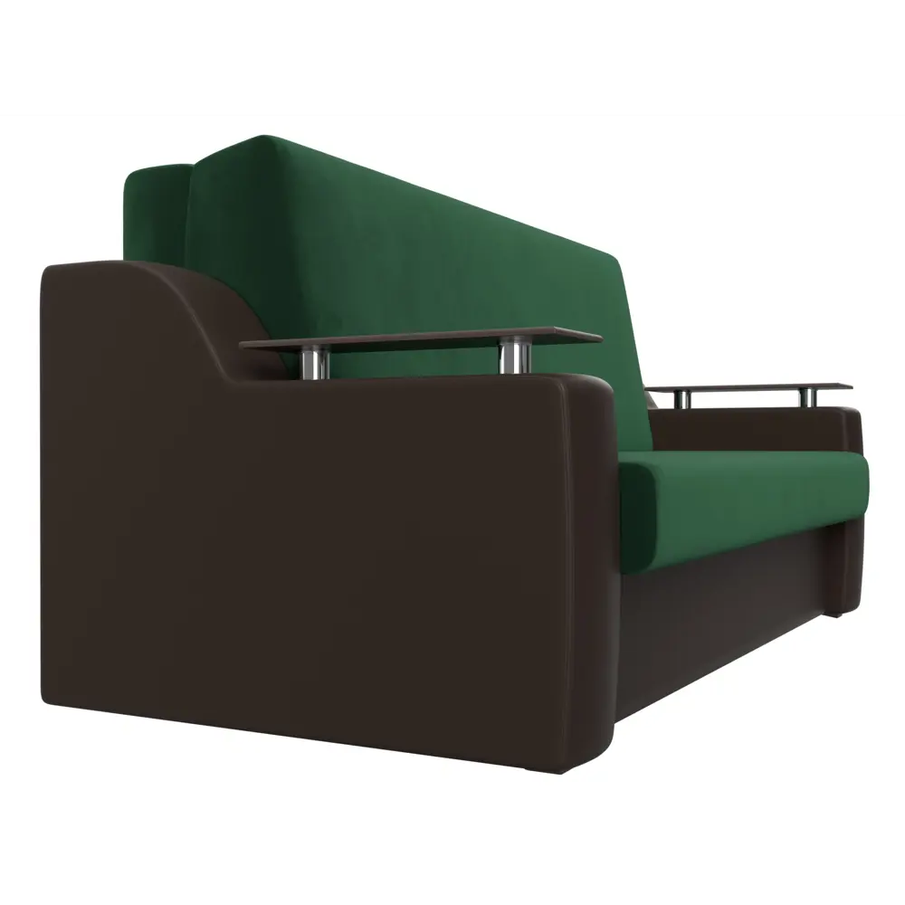 Фото 4 Диван раскладной Лига диванов 172x93x110 см велюр цвет зеленый/коричневый Фото 4 Диван раскладной Лига диванов 172x93x110 см велюр цвет зеленый/коричневый
