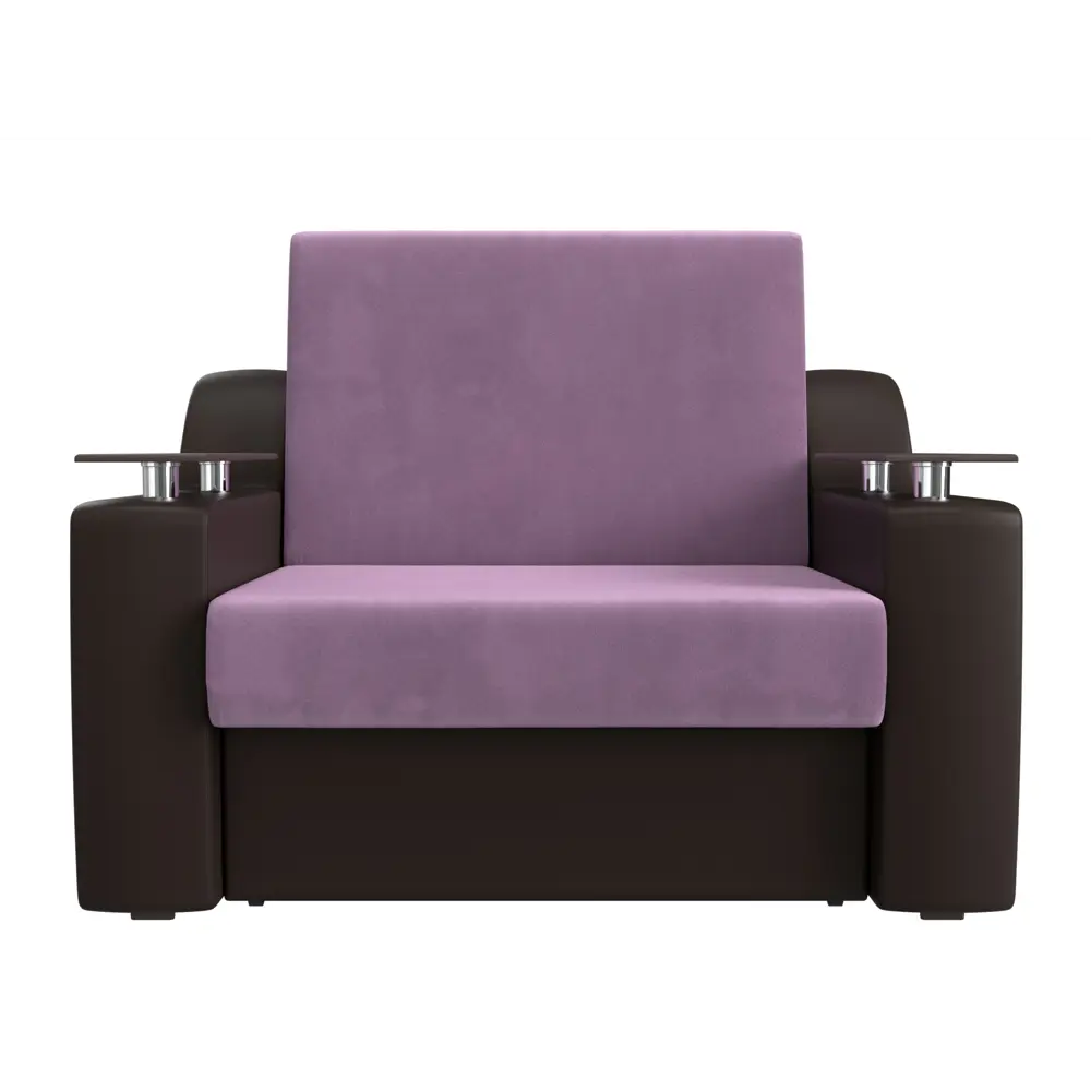 Фото 2 Диван раскладной Лига диванов 152x93x110 см вельвет цвет сиреневый/коричневый Фото 2 Диван раскладной Лига диванов 152x93x110 см вельвет цвет сиреневый/коричневый