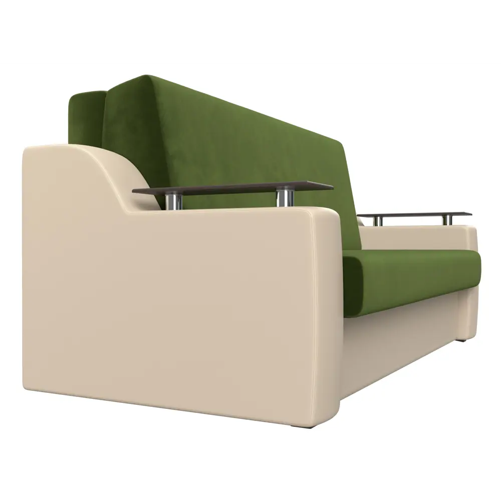 Фото 4 Диван раскладной Лига диванов 172x93x110 см вельвет цвет зеленый/бежевый Фото 4 Диван раскладной Лига диванов 172x93x110 см вельвет цвет зеленый/бежевый