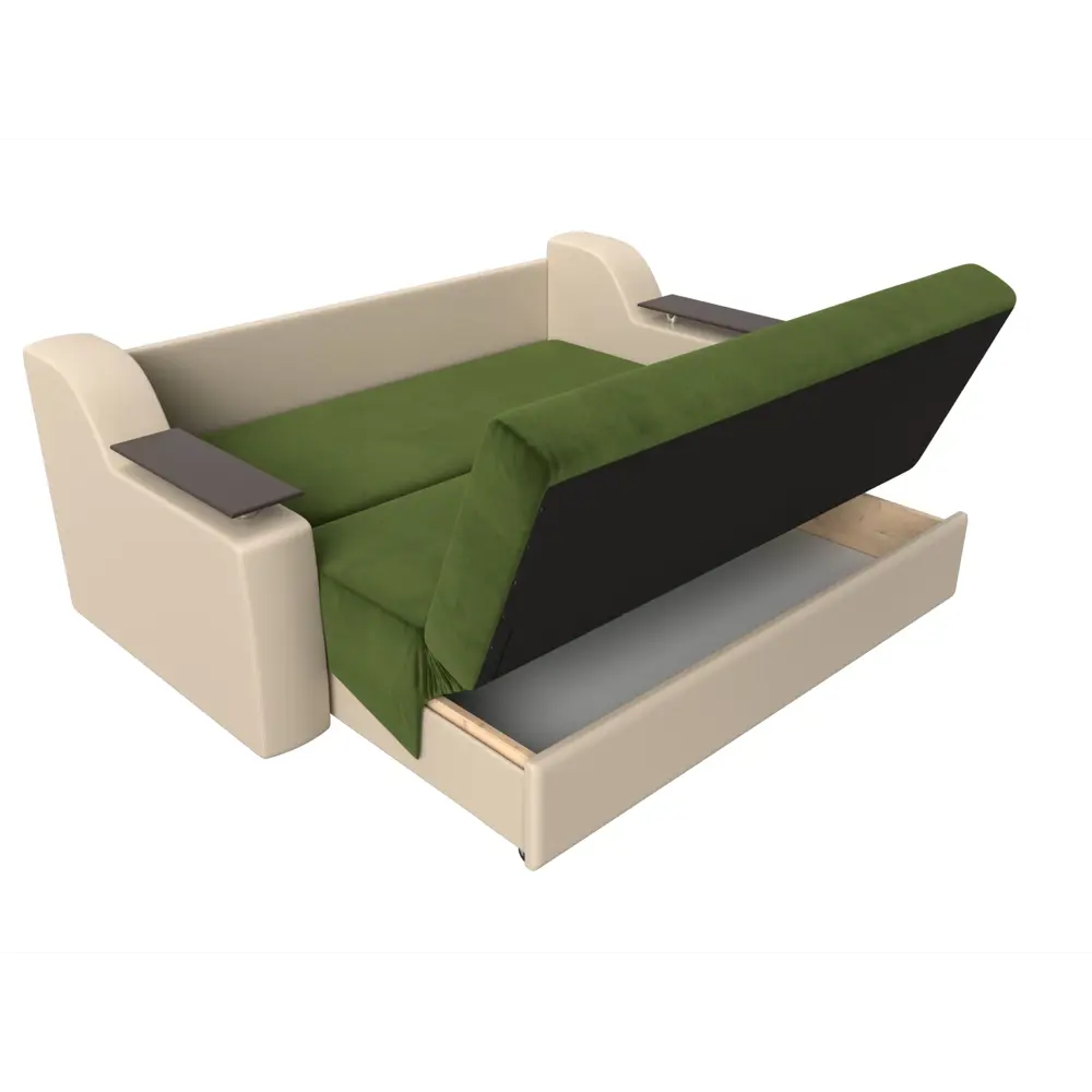 Фото 7 Диван раскладной Лига диванов 192x93x110 см вельвет цвет зеленый/бежевый Фото 7 Диван раскладной Лига диванов 192x93x110 см вельвет цвет зеленый/бежевый
