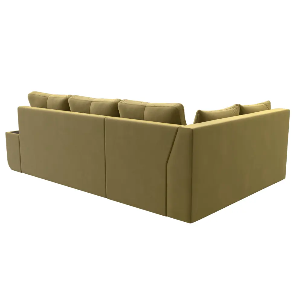 Фото 5 Диван раскладной Лига диванов 109691L_спб 263x88x169 см вельвет цвет желтый