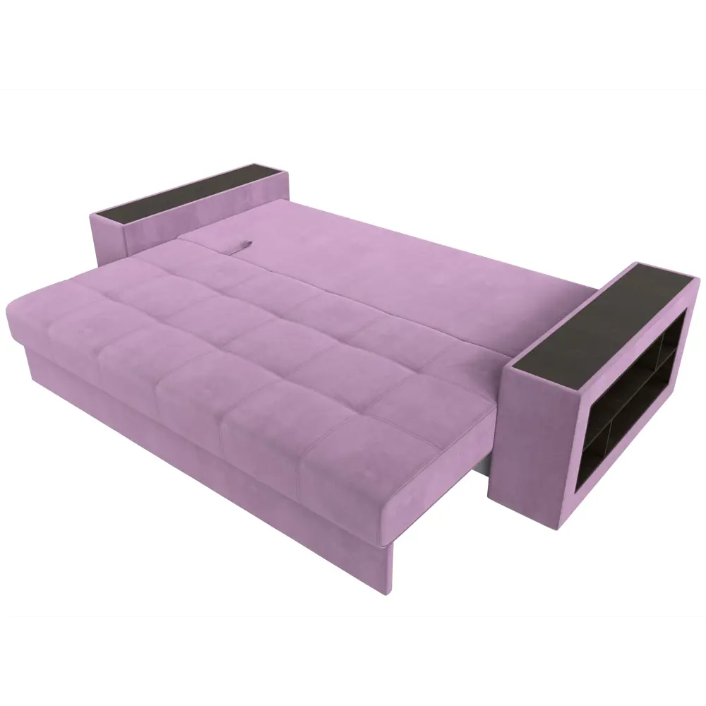 Фото 8 Диван раскладной Лига диванов 110547R_спб 240x96x109 см вельвет цвет сиреневый