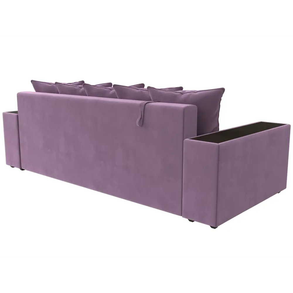 Фото 5 Диван раскладной Лига диванов 110547R_спб 240x96x109 см вельвет цвет сиреневый