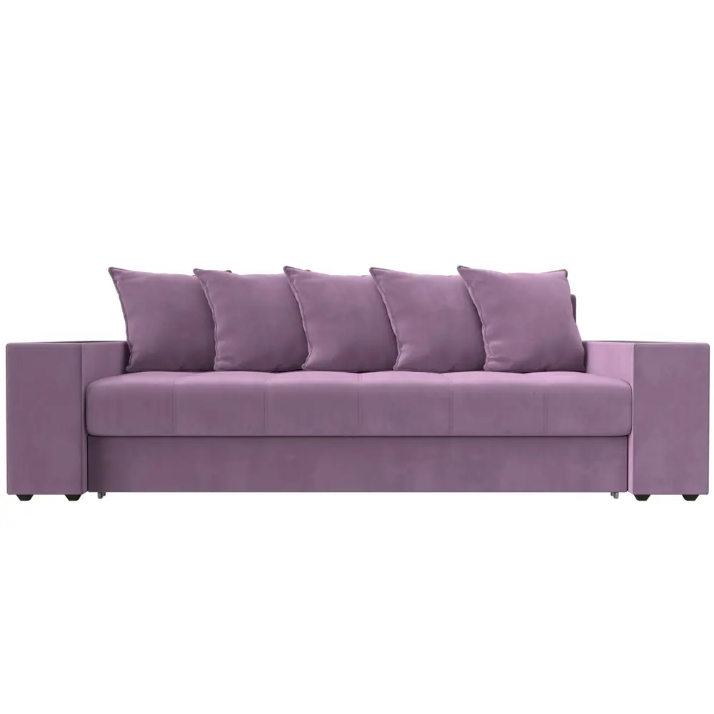 Фото 2 Диван раскладной Лига диванов 110547R_спб 240x96x109 см вельвет цвет сиреневый