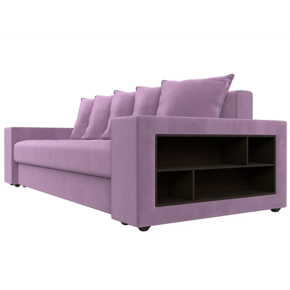 Фото 4 Диван раскладной Лига диванов 110547R_спб 240x96x109 см вельвет цвет сиреневый
