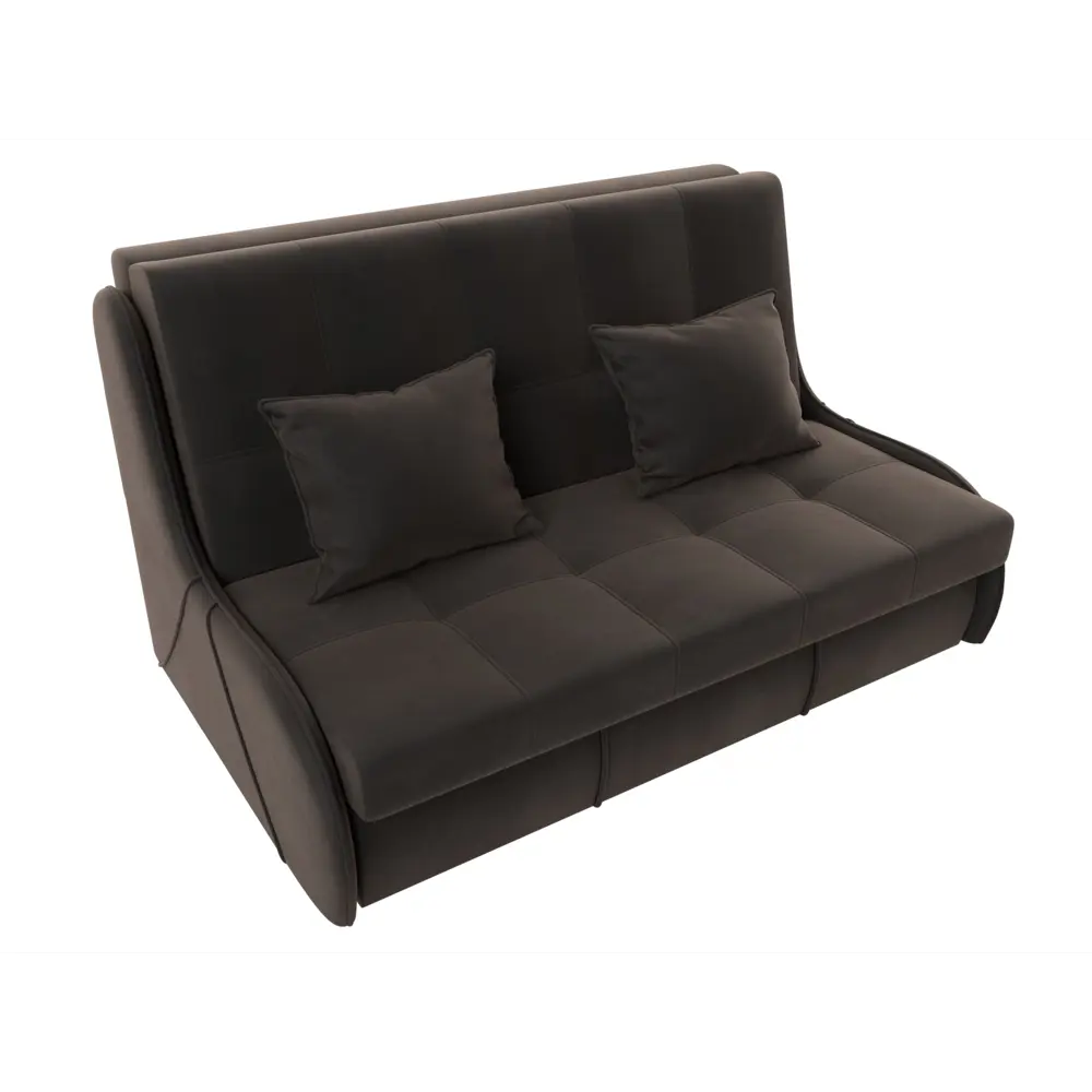 Фото 6 Диван раскладной Лига диванов 155x92x104 см велюр цвет коричневый Фото 6 Диван раскладной Лига диванов 155x92x104 см велюр цвет коричневый