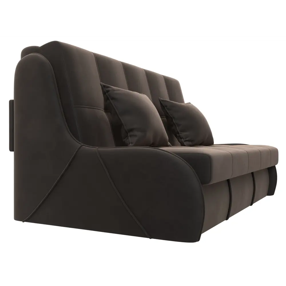 Фото 4 Диван раскладной Лига диванов 155x92x104 см велюр цвет коричневый Фото 4 Диван раскладной Лига диванов 155x92x104 см велюр цвет коричневый