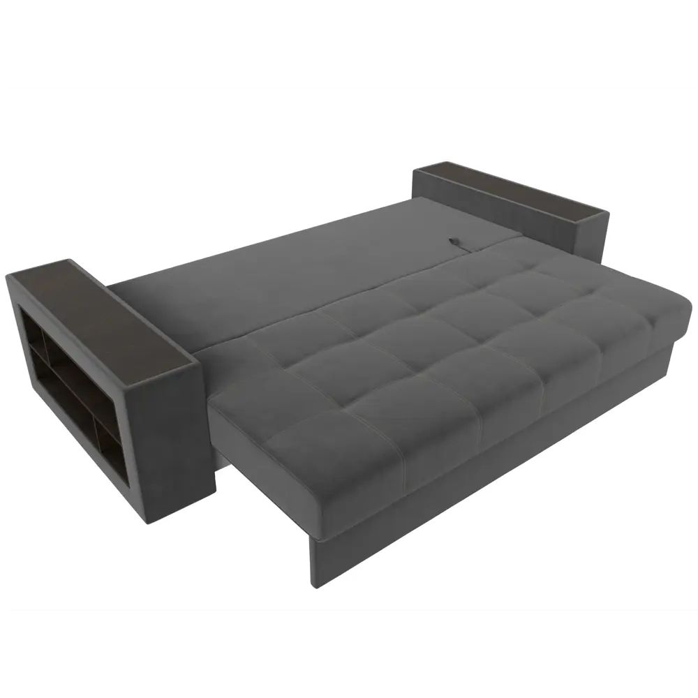 Фото 8 Диван раскладной Лига диванов 110566_спб 240x96x109 см велюр цвет серый Фото 8 Диван раскладной Лига диванов 110566_спб 240x96x109 см велюр цвет серый