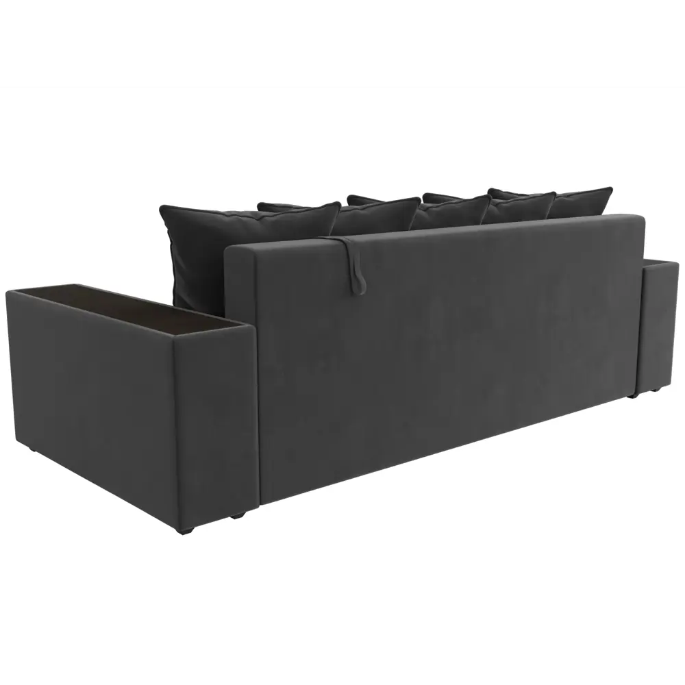 Фото 5 Диван раскладной Лига диванов 110566_спб 240x96x109 см велюр цвет серый Фото 5 Диван раскладной Лига диванов 110566_спб 240x96x109 см велюр цвет серый