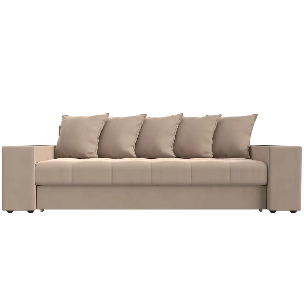 Фото 2 Диван раскладной Лига диванов 110565_спб 240x96x109 см велюр цвет бежевый Фото 2 Диван раскладной Лига диванов 110565_спб 240x96x109 см велюр цвет бежевый