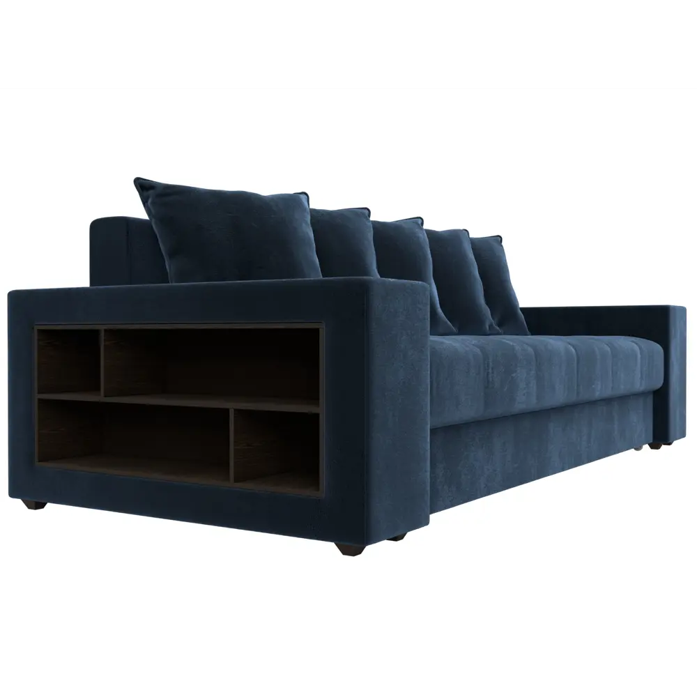Фото 4 Диван раскладной Лига диванов 126471L_спб 240x96x109 см велюр цвет tower 13 синий Фото 4 Диван раскладной Лига диванов 126471L_спб 240x96x109 см велюр цвет tower 13 синий