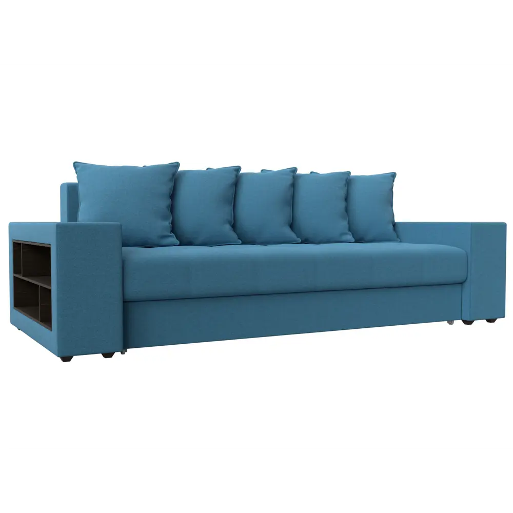 Фото Диван раскладной Лига диванов 123288L_спб 240x96x109 см рогожка цвет амур 10 голубой Фото Диван раскладной Лига диванов 123288L_спб 240x96x109 см рогожка цвет амур 10 голубой