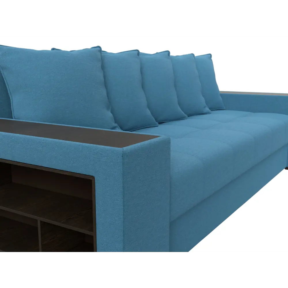 Фото 3 Диван раскладной Лига диванов 123288L_спб 240x96x109 см рогожка цвет амур 10 голубой Фото 3 Диван раскладной Лига диванов 123288L_спб 240x96x109 см рогожка цвет амур 10 голубой