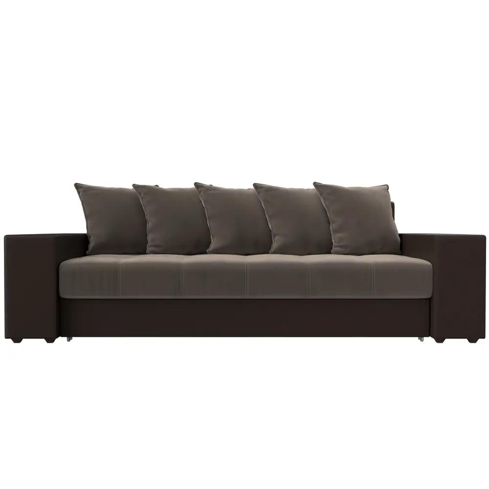 Фото 2 Диван раскладной Лига диванов 110570R_спб 240x96x109 см велюр цвет коричневый/коричневый Фото 2 Диван раскладной Лига диванов 110570R_спб 240x96x109 см велюр цвет коричневый/коричневый