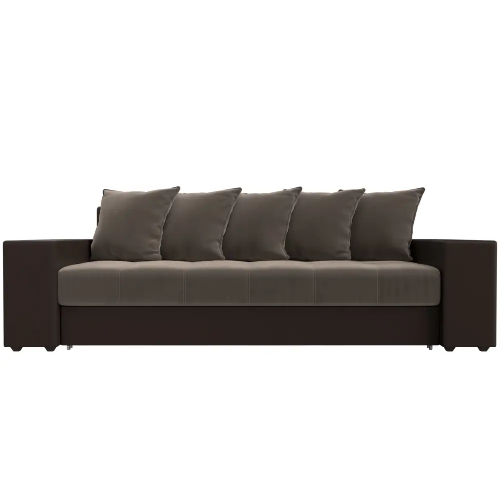 Фото 2 Диван раскладной Лига диванов 110570_спб 240x96x109 см велюр цвет коричневый/коричневый Фото 2 Диван раскладной Лига диванов 110570_спб 240x96x109 см велюр цвет коричневый/коричневый