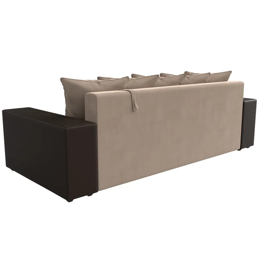 Фото 5 Диван раскладной Лига диванов 110573_спб 240x96x109 см велюр цвет бежевый/коричневый Фото 5 Диван раскладной Лига диванов 110573_спб 240x96x109 см велюр цвет бежевый/коричневый