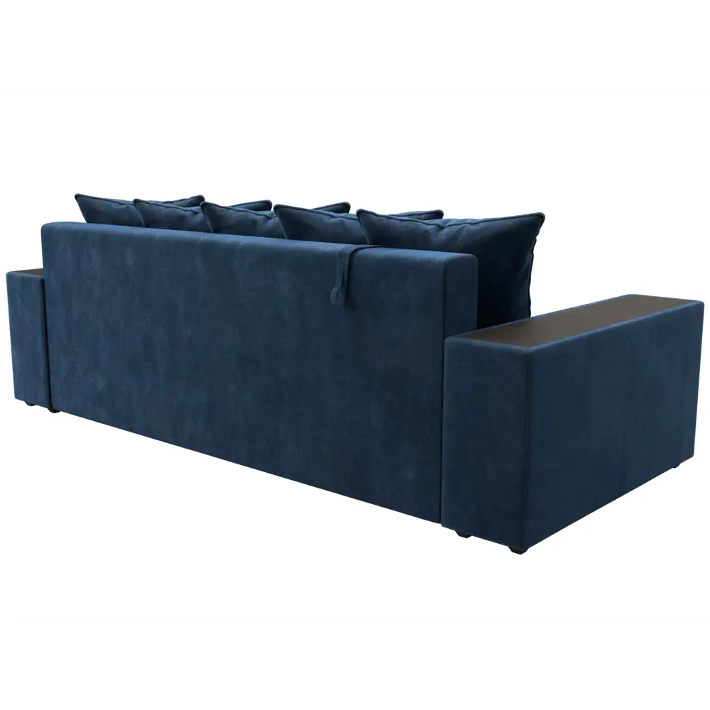 Фото 5 Диван раскладной Лига диванов 126462_спб 240x96x109 см велюр цвет brut 11 синий Фото 5 Диван раскладной Лига диванов 126462_спб 240x96x109 см велюр цвет brut 11 синий