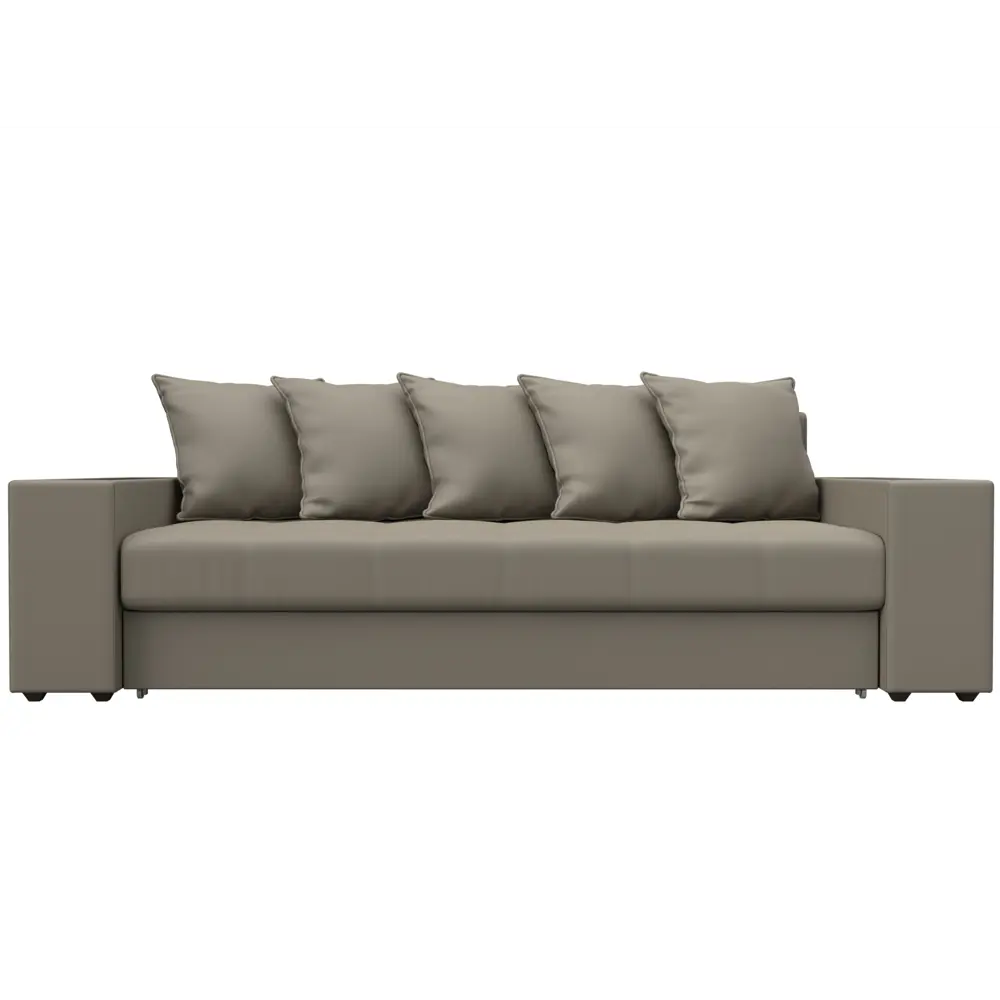 Фото 2 Диван раскладной Лига диванов 126464_спб 240x96x109 см эко-кожа цвет grifon 04 бежевый