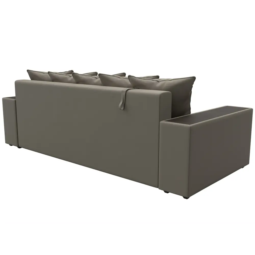 Фото 5 Диван раскладной Лига диванов 126464_спб 240x96x109 см эко-кожа цвет grifon 04 бежевый