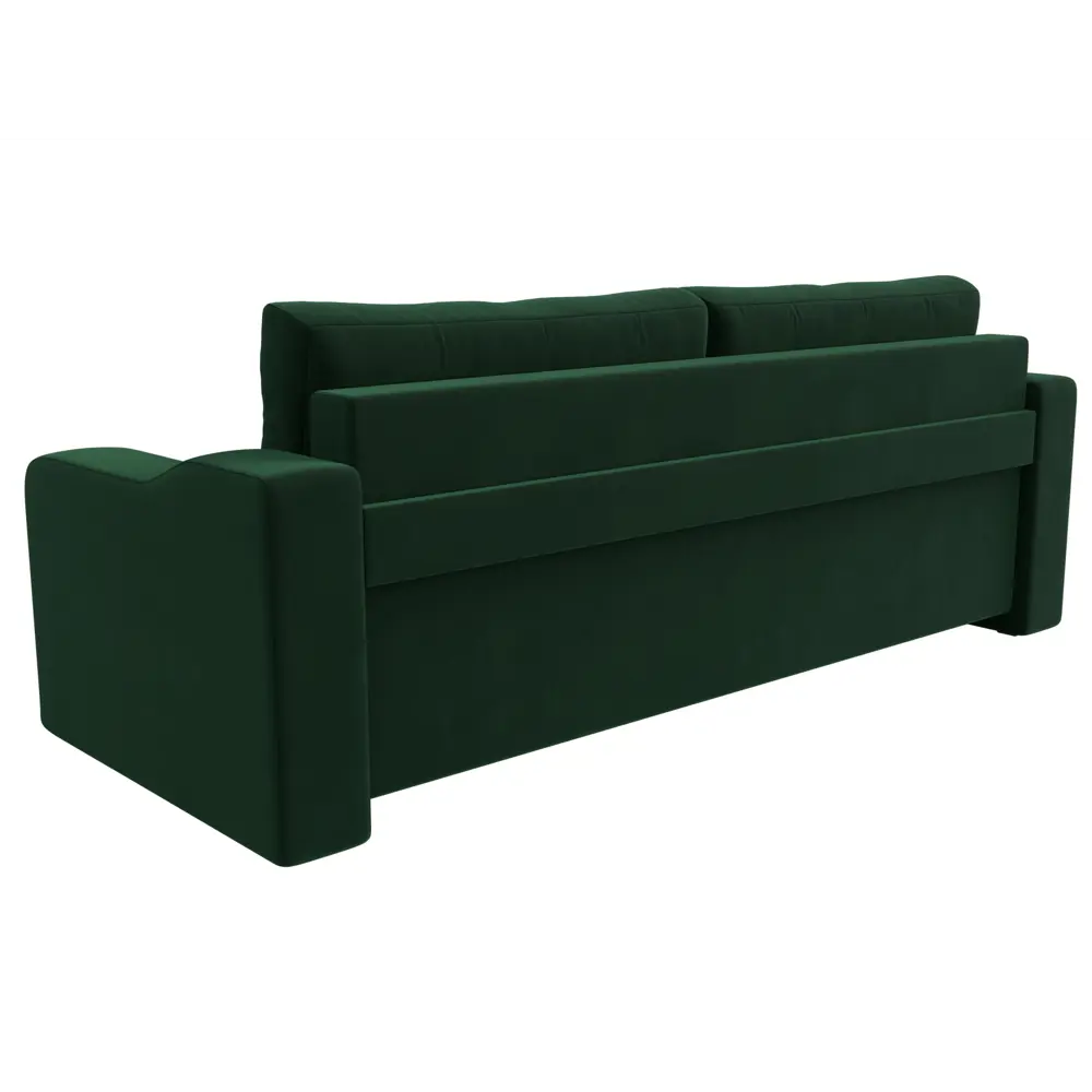 Фото 5 Диван раскладной Лига диванов 233x91x99 см велюр цвет зеленый