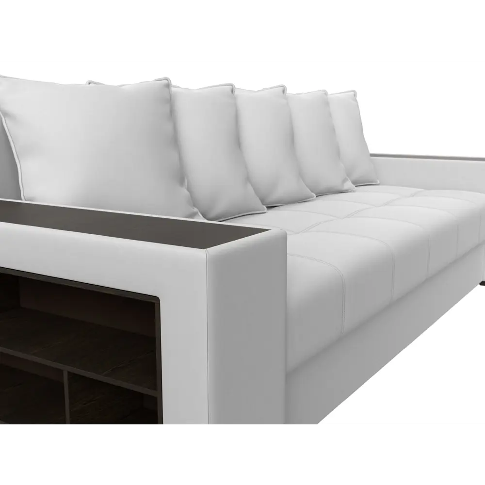 Фото 3 Диван раскладной Лига диванов 31507_спб 240x96x109 см эко-кожа цвет белый Фото 3 Диван раскладной Лига диванов 31507_спб 240x96x109 см эко-кожа цвет белый